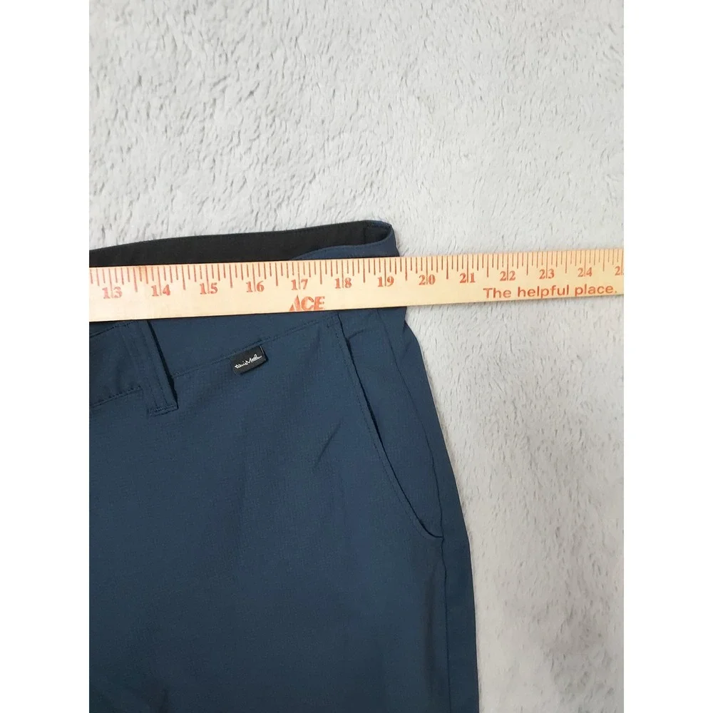 Travis Mathew Shorts Mens 38 Wanderlust Golf Performance Activewear Blue Preppy